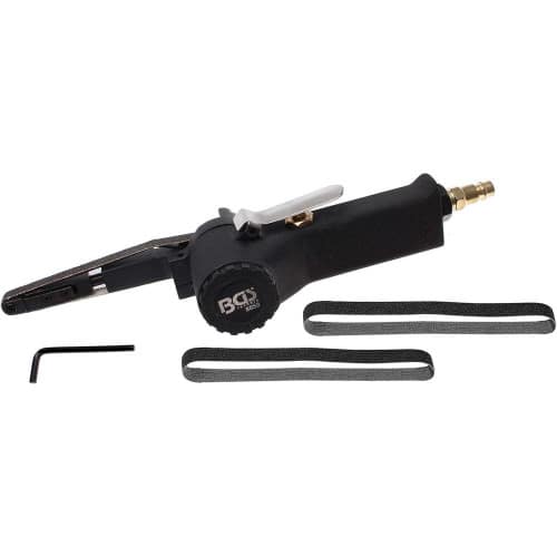 Ponceuse Polisseuse à Bandes 10 mm - 96 x 60 x 298 mm - Puissante et Précise, Zones Difficiles - D-Work