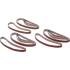 Jeu de Bandes à Poncer 12 pcs 10x330 mm - K60, K80, K120 - Ponçage Efficace et Polyvalent - BGS
