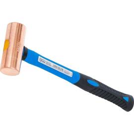 Marteau en Cuivre 680 g D.32 mm - Manche Fibres de Verre - Sécurité et Durabilité, Pro - D-Work