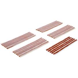 Tresses de Réparation de Pneus 25 pcs 204 mm - Résistantes et Faciles à Utiliser, Caoutchouc, Pro - D-Work