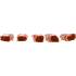 Tresses de Réparation de Pneus 25 pcs 204 mm - Résistantes et Faciles à Utiliser, Caoutchouc, Pro - D-Work