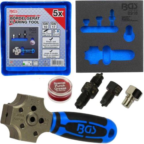 Insert de Servante d Atelier 1/6 - Presse à Collets SAE et DIN 4,75 mm (3/16 ) - Précision et Compatibilité - BGS