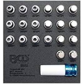 Insert de Servante d Atelier 1/6 - Jeu 21 pcs Outils Écrous Antivol BMW - Précision et Sécurité - D-Work