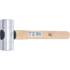 Marteau en Aluminium Ø45 mm - 500 g - Léger et Résistant pour Travaux Précis - BGS