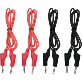 Jeu de Câbles de Testeur Multimètres 4 mm - - Connexion Fiable et Sécurisée - BGS