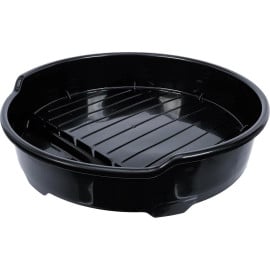 Bac de Récupération d’Huile 20L pour Fûts 200L - Dimensions 59x16.2x59.5 cm - Résistant et Pratique pour Atelier - BGS