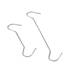 Crochets Doubles 300 x 4,8 mm - Acier Résistant - Fixation Polyvalente et Durable - BGS