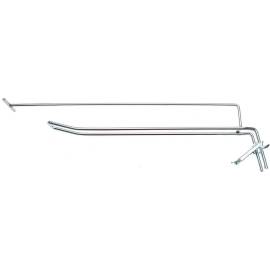 Crochets Doubles 300x4,8 mm - Bras de Support et Goupille Transversale - Fixation Solide et Sécurisée - BGS