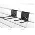 Crochets Doubles 300x4,8 mm - Bras de Support et Goupille Transversale - Fixation Solide et Sécurisée - BGS