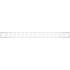 Grille Frontale 1250 x 95 mm - Protection et Ventilation Optimale - BGS
