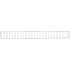 Grille Frontale 1250 x 95 mm - Protection et Ventilation Optimale, Acier - D-Work