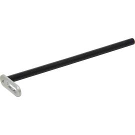 Crochet Simple Caoutchouté 200 mm - Charge Lourde, Résistant et Antidérapant - BGS