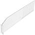 Séparateur en Plastique Transparent 285/480 x 120 mm - Léger et Pratique pour Organisation - D-Work