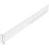 Séparateur en Plastique Transparent 285/480x120 mm - Léger et Pratique pour Organisation - BGS