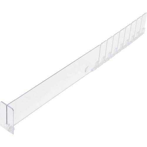 Séparateur en Plastique Transparent 285/480 x 60 mm - Léger et Pratique - D-Work