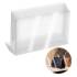 Séparateur en Plastique Transparent 285/480x60 mm - Léger et Pratique - BGS