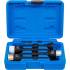 Douilles de Frappe pour Burineur - 4 pcs - Acier Résistant - Usage Professionnel et Durable - D-Work