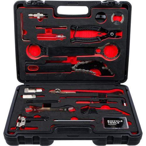 Kit d Outils de Réparation de Bicyclettes 32 Pièces - Complet et Polyvalent - Réparations Faciles et Rapides - BGS