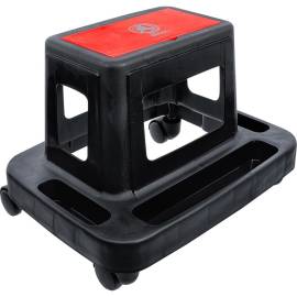 Siège à Roulettes avec Compartiments de Rangement - 33,7x35x46,9 cm - Pratique et Organisé - - BGS