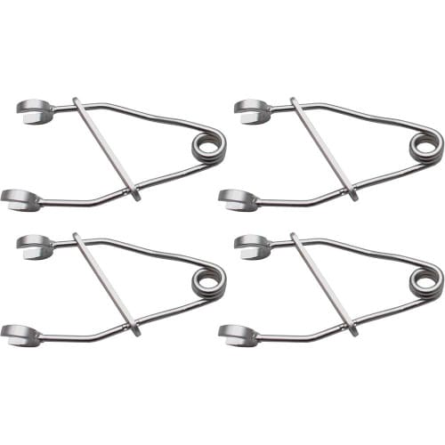 Outil de Calage de Piston de Cylindre de Frein 4 pcs - Précision et Sécurité, Acier, Pro - D-Work