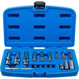Jeu de Douilles à Bougies 18 pcs - Acier, Résistant et Pratique - Pro - D-Work