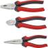 Jeu de Pinces 3 pcs - Acier, Précision et Robustesse, Pro - D-Work