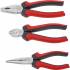 Jeu de Pinces 3 pcs - Acier, Précision et Robustesse, Pro - D-Work