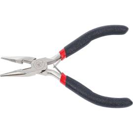Pince à Becs Fins Droite 120 mm - Acier, Ressort Intégré - Précision et Confort pour Électronique - D-Work