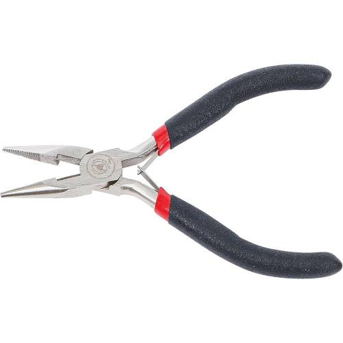 Pince à Becs Fins Droite 120 mm - Acier, Ressort Intégré - Précision et Confort pour Électronique - D-Work