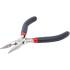 Pince à Becs Fins Droite 120 mm - Acier, Ressort Intégré - Précision et Confort pour Électronique - BGS