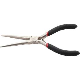 Pince à Becs Longs 150 mm - Avec Ressort - Précision et Confort d Utilisation, Acier, Zones Difficiles - D-Work