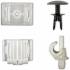 Assortiment Clips de Fixation Automobiles Audi VW - 160 Pièces - Plastique Résistant - Fixation Fiable et Pratique - BGS