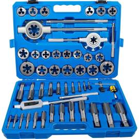 Jeu de Tarauds M6-M30 51 Pièces - Acier, Résistants et Complets - BGS
