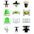 Assortiment Clips de Fixation Automobiles Audi VW - 160 Pièces - Plastique Résistant - Fixation Fiable et Pratique - BGS