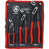 Jeu de Pinces Multiprise 175/250/300 mm - 3 pcs - Acier Résistant - Polyvalence et Prise Ferme - D-Work