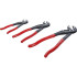 Jeu de Pinces Multiprise 175/250/300 mm - 3 pcs - Acier Résistant - Polyvalence et Prise Ferme - D-Work