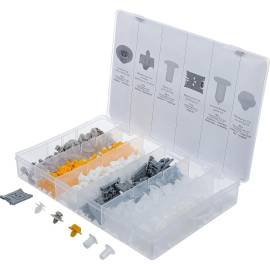 Assortiment Clips de Fixation Automobiles Renault - 300 Pièces - Plastique Résistant - Fixation Fiable et Pratique - BGS