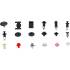 Assortiment Clips de Fixation Automobiles Toyota Lexus - 360 pcs - Plastique Résistant - Fixation Sécurisée et Durabl - D-Work