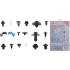 Assortiment Clips de Fixation Automobiles Mazda - 475 pcs - Plastique Résistant - Fixation Sécurisée et Durable - D-Work