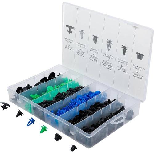 Assortiment Clips de Fixation Automobiles Opel - 300 pcs - Plastique Résistant - Fixation Fiable et Durable - D-Work