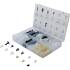 Assortiment Clips de Fixation Automobiles Peugeot Citroën - 345 pcs - Plastique Résistant - Fixation Fiable et Pratiq - D-Work