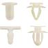 Assortiment Clips de Fixation Automobiles Peugeot Citroën - 345 pcs - Plastique Résistant - Fixation Fiable et Pratiq - D-Work