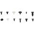 Assortiment Clips Arbre de Noël 340 pcs - Pour GM, VW, Chrysler, BMW, Nissan, Ford - Fixation Rapide et Polyvalente - D-Work