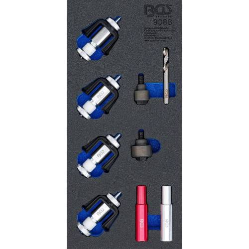 Insert de Servante d Atelier 1/3 - Kit d’Outils Montage Support Capteurs Stationnement - Pratique et Complet - BGS