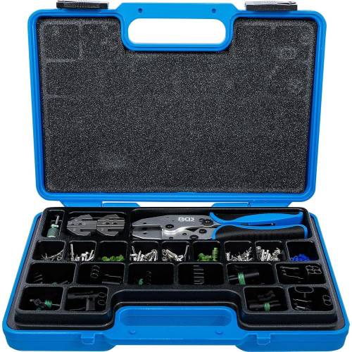 Jeu de Pinces à Sertir 220 pcs - Connecteurs Étanches à l Eau - Polyvalent et Pratique pour Électriciens - D-Work