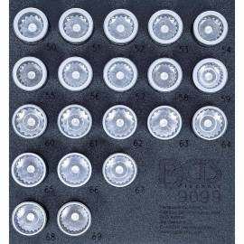 Insert de Servante d Atelier 1/6 - 20 Pièces Écrous de Roue Porsche et VW Touareg - Acier - Organisation et Accessibilité - BGS