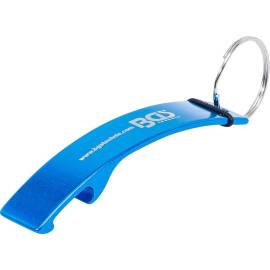 Porte-clé et Ouvre-bouteilles - 4,1 x 2,2 x 7,8 cm - Acier, Pratique et Compact - 91022 - D-Work