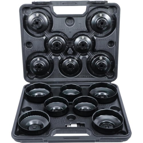 Jeu de Douilles à Filtres à Huile 10 mm (3/8 ) - 14 Pièces - Acier Résistant - Entretien Facile - BGS