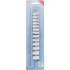 Jeu de Douilles Six Pans 13 pcs 4-14 mm - 6,3 mm (1/4) - Polyvalence et Précision, Acier, Cliquet 1/4 - D-Work