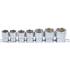 Jeu de Douilles Six Pans 12,5 mm (1/2 ) 20-32 mm - 7 Pièces - Acier Résistant et Précision Professionnelle - BGS